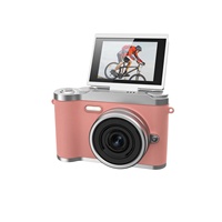Cámara de Video Portátil Nueva de Fábrica, Estilo Vintage, Enfoque Automático, Cubierta Abatible de 180°, 1080p, Zoom 16x, 48MP CMOS, 2.4 Pulgadas, Juegos Integrados, Filtro, MP3, Vlog