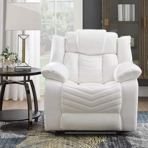 Silla reclinable JS para sala de estar, mecanismo de gravedad 0, tapizado, aire, cuero, luces LED, sofá reclinable eléctrico - Product Image 6