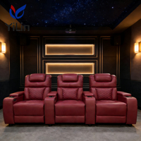 VIP Elektrisches Kinosofa mit Massage & Kühlung für Luxus-Heimkino - Modernes Design mit USB-Ladefunktion