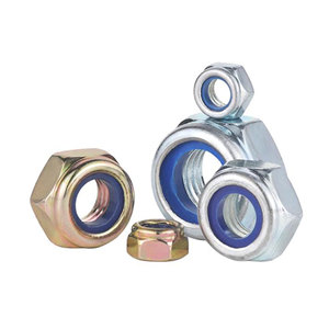 DIN985 Thin Nylon Locking <strong>Nut</strong> DIN982 Thick Hex Hexagon Nylon <strong>Self</strong> Locking <strong>Nut</strong> - Product Image 1
