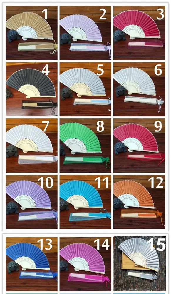Summer Handheld Fan Paper Bamboo Blank DIY Folding Fan for Hand Practice Painting Drawing Wedding Party Gift Dropshipping