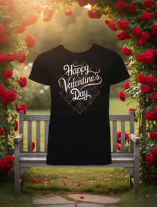 Maglietta per San Valentino 100% Cotone 180g Vestibilità Regolare Collo Tondo Top Casual in Maglia per Adulti Abbigliamento San Valentino da Uomo - Product Image 2