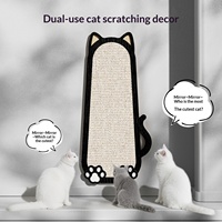 Planche à gratter pour chat, motif dessin animé, 1 niveau, 60 cm, résistante aux rayures, anti-usure, anti-chute, murale, anti-griffures pour chat
