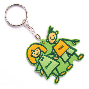 थोक कस्टम 2 डी 3 डी सिलिकॉन कीरिंग नरम रबर पीसी कुंजी धारक श्रृंखला व्यक्तिगत लोगो प्रचार कीचेन - Product Image 1