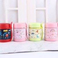 300ML rond en acier inoxydable conservation de la fraîcheur des aliments chauds et froids récipient à soupe isolé aliments chauds et froids boîtes à lunch