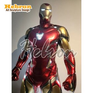 รูปปั้นไอรอนแมน <span class=keywords><strong>MK85</strong></span> ขนาดเท่าคนจริง วัสดุเรซิ่น พร้อมไฟ สำหรับตกแต่งคริสต์มาส ขายส่ง - Product Image 3