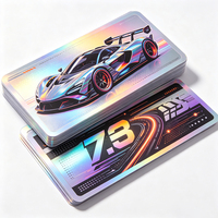 Autocollants de course futuristes Haoxuan, PVC holographique, concept-car, ligne de vitesse numérique, feuille métallique brillante, résistant à l'usure