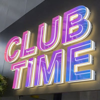 Letrero LED 3D Personalizado con Espejo Infinito, Letrero con Letras LED, Logotipo con Letras de Neón para Negocios