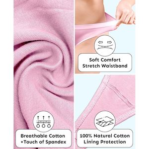 Women's Cotton High Rise <b>Thongs</b> <b>Seamless</b> Underwear Multi Pack Sexy Style - Product Image 4