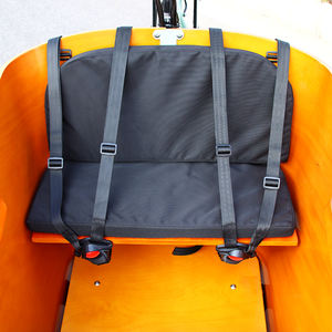 Bicicleta de Carga Familiar de 3 Ruedas con Pedales, Estándar Europeo CE, Gran Venta, Estilo Holandés, Bakfiet, <span class=keywords><strong>Triciclo</strong></span> para Adultos con 4 Asientos y Asiento para Bebé - Product Image 5