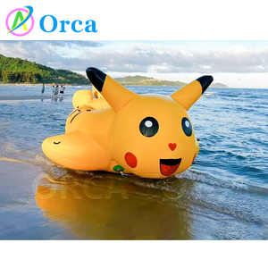 เรือลากน้ำเป่าลมลายปิกาจูสุดน่ารัก สนุกสนาน สำหรับเล่นน้ำในฤดูร้อน - Product Image 6