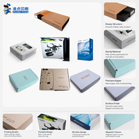 Boîte en carton ondulé personnalisée avec logo, recyclable, surface lisse, impression couleur intégrale, emballage rigide pour la vente au détail de produits numériques 3C