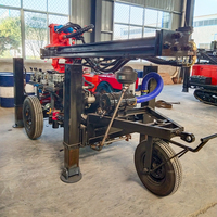 CS130 - Moteur diesel portable et boîte de vitesses - Foreuse de puits d'eau montée sur tracteur - 130 m max.