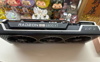 Carte graphique de jeu d'occasion XFX RX6800XT 16 Go GDDR6 pour ordinateur de bureau, Trio 3 ventilateurs