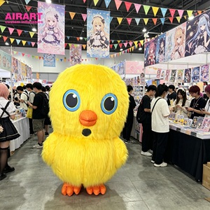 Disfraz <span class=keywords><strong>de</strong></span> Mascota <span class=keywords><strong>de</strong></span> Pollito Amarillo <span class=keywords><strong>Inflable</strong></span> Personalizado para <span class=keywords><strong>Alquiler</strong></span> en Eventos - Product Image 4
