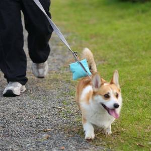 Free sample Custom Tweed <b>Dog</b> Walking Bag with <b>Treat</b> <b>Pouch</b> Pup Plaid Crossbody <b>Dog</b> Walking Bag Bundle Bottle Holder - Product Image 4