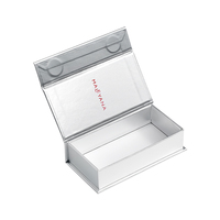 Boîte à rabat magnétique imperméable personnalisable avec doublure en éponge, emballage cadeau de luxe pour flacons de sérum/ampoules, soins de la peau, beauté