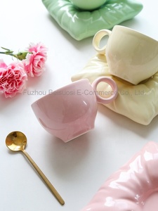 ชุดแก้วคาปูชิโน่และจานรอง200มล.,สำหรับเครื่องดื่มกาแฟสูตรพิเศษลาเต้คาเฟ่มอคค่าและหมอนชาแก้วมักดีไซน์ถ้วยชา - Product Image 6