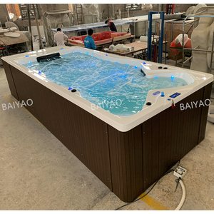 Grande piscine multifonction en acrylique pour l'extérieur avec système <span class=keywords><strong>de</strong></span> jets à contre-courant et sièges massants pour la remise en forme à domicile - Product Image 5
