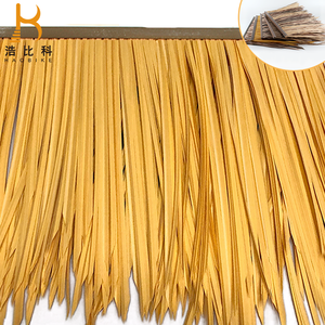 Nhà Máy Bán buôn nhân tạo ngọn lửa bằng chứng cỏ thatch sợi thatch lợp nhựa cỏ nhân tạo thatch - Product Image 1