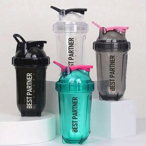 Nouvelle Gourde de Sport 18oz en Tritan Transparent Anti-Fuite Sans BPA Écologique pour Protéines, Smoothies et Shakers de Gym - Product Image 5