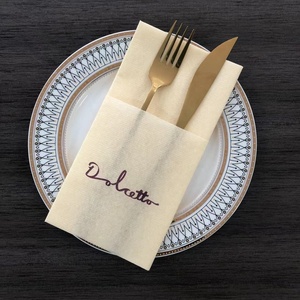 Tovagliolo da tavolo usa e getta <span class=keywords><strong>di</strong></span> colore personalizzato per posate <span class=keywords><strong>di</strong></span> <span class=keywords><strong>carta</strong></span> <span class=keywords><strong>tovaglioli</strong></span> <span class=keywords><strong>di</strong></span> lino sentire la cena con aria <span class=keywords><strong>di</strong></span> <span class=keywords><strong>carta</strong></span> per il matrimonio - Product Image 5