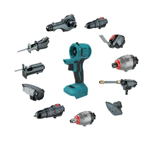 HENGLAI 2022 NEW 11PCS Professional Hot Selling Impact Drill Jig Saw and Angle Grinder Power Electrical Tool Sets For Garden