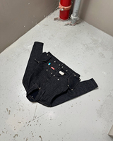 Ensemble veste et pantalon en jean multi-poches personnalisé pour homme, veste en jean et jeans, ensemble en jean tendance pour homme