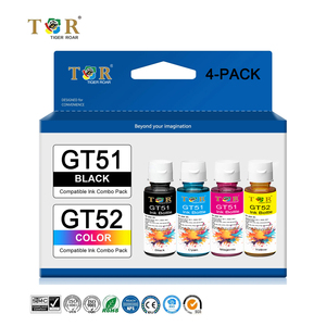 Bouteille d'encre TigerRoar pour imprimante HP GT51 GT52 GT53, compatible avec les réservoirs d'encre HP Smart Tank 518 519 672, DeskJet GT5820, recharge d'encre colorante 410 411 - Product Image 4