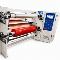 Máquina Rebobinadora Automática con Control de Tensión para Cinta Acrílica de Doble Cara VHB, Rebobinadora de Rollos Jumbo de Película PET