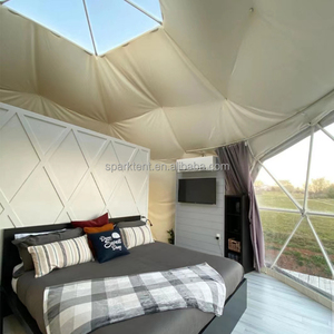 Tenda rumah unit glamor resor kanvas mewah luar ruangan dengan kabin kamar mandi - Product Image 4