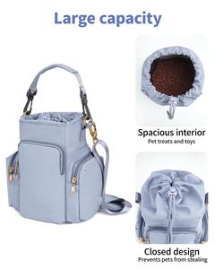 Muestra gratuita: Bolsa moderna de silicona ecológica para premios de entrenamiento de mascotas, portátil para exteriores, para premios de perros, que ahorra espacio, suministros para mascotas. - Product Image 2