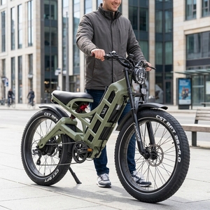 โรงงานผลิตจักรยานไฟฟ้า Romeo Pro Bike Long Range ระยะทาง 200 ไมล์ 250W 60Ah 48V ยางขนาด 26 นิ้ว รุ่น E Mountain Romeo แบตเตอรี่ 48V 60Ah สำหรับ 2 คน - Product Image 1