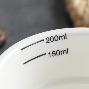 Trắng 200ml tái sử dụng cốc cà phê gốm ly cà phê với logo nhiệt chống cà phê tùy chỉnh ly cho barista - Product Image 2