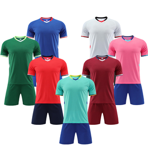 Maillots de football personnalisés avec impression par transfert thermique, ensembles d'uniformes de football athlétiques pour adultes, maillots pour femmes et hommes - Product Image 1