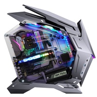Offre Spéciale Jons-bo MOD-3 Mini Gris RGB Middle Tower Case Gaming Computer Pc CASE
