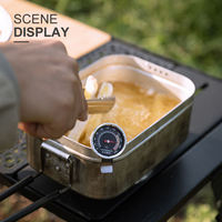 Termometer Digital Campingmoon Outdoor untuk Memasak, Alat Dapur, Termometer Oven, Termometer Daging Digital