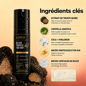 Suero Reafirmante Avanzado, Larga Duración, Piel Suave y Radiante, Mejora la Opacidad Irregular, Calma el Enrojecimiento, Esencia Reparadora con Oro 24K y Trufa Negra - Product Image 6