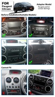 Para Peugeot 3008/5008 2009-2015 Radio de coche DVD reproductor Multimedia inalámbrico Carplay GPS navegación Auto unidad principal accesorios de coche