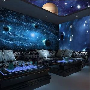 Decoración de Pared para Dormitorio con <span class=keywords><strong>Pintura</strong></span> UV Personalizada, Arte de Cielo Estrellado, Mural <span class=keywords><strong>3D</strong></span> 4D 7D 8D de Playa, Cascada y Luna, Papel Tapiz - Product Image 3