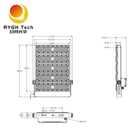 Lámpara LED para Túnel de 250W con 140LM/W de Alto Brillo, 35000LM, 5 Años de Garantía, Iluminación Industrial
