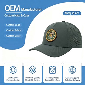 Gorras de Béisbol Deportivas de Lona Personalizadas al por Mayor, de Alta Calidad, con Logotipo Bordado, Diseño Vintage, Ajustables, Transpirables e Impermeables - Product Image 1