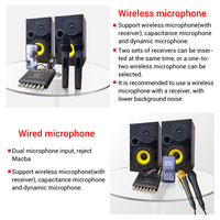 WUZHI AUDIO ZK-AM100 KTV Microphone Audio Tout-en-un Machine 2.1 Canaux BTSpeaker Amplificateur Board 50X2 + 100W Support APP