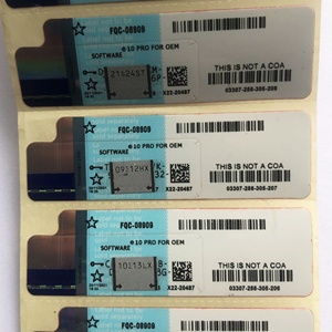 Autocollant de clé <span class=keywords><strong>W10</strong></span>/11 <span class=keywords><strong>Pro</strong></span> bleu, licence OEM ou de vente au détail, activation en ligne mondiale à 100 %, garantie de 6 mois, prend en charge la livraison numérique - Product Image 6