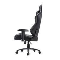 Chaise ergonomique de jeu Version améliorée Accoudoir 2D Mécanisme papillon Base en nylon Chaise de jeu à gaz de classe 3 avec 2 coussins