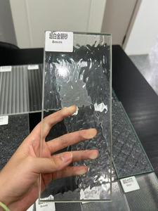 5mm 7mm siêu rõ ràng Bạc Streak Kính kim cương đôi cửa sổ changhong mô hình cho phòng tắm - Product Image 3