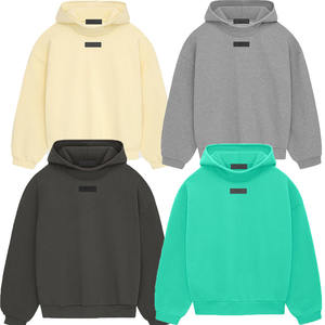 <span class=keywords><strong>Felpa</strong></span> con Cappuccio <span class=keywords><strong>in</strong></span> Cotone Personalizzata con Logo Stampato a Rilievo, Manica Lunga, Abbigliamento Maschile all'Ingrosso - Product Image 1