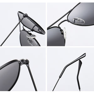 Klassische polarisierte Sonnenbrille im Pilots til UV400 Sonnenbrille mit Metallrahmen-Tac-Gläsern Modische Sonnenbrillen für Kinder, Jungen, Mädchen - Product Image 5