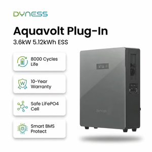 Sistema de Almacenamiento de Energía con IA de 8000 Ciclos, Batería Plug and Play Dyness Aquavolt de 5.12kWh con Entrada de CA de 2.5kW - Product Image 6