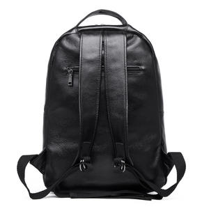 Alligator Sac à dos d'affaires décontracté pour <span class=keywords><strong>ordinateur</strong></span> portable <span class=keywords><strong>17</strong></span> <span class=keywords><strong>pouces</strong></span> en <span class=keywords><strong>cuir</strong></span> véritable noir polyester de haute qualité durable - Product Image 4